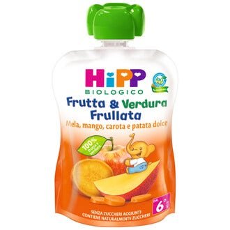 Hipp Bio Frutta E Verdura Frullata Mela Mango Carota Patata Dolce
