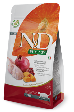 Farmina N&D Pumpkin Quaglia E Zucca Gatti Adulti Sacco 300g