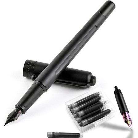 Fin Spets Reservoarpenna, Svart Medium Flytande Ton Reservoarpenna 0,5 mm 0,5 mm