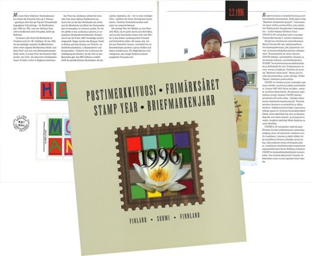 Finland - Årsbog 1996 - Postfrisk