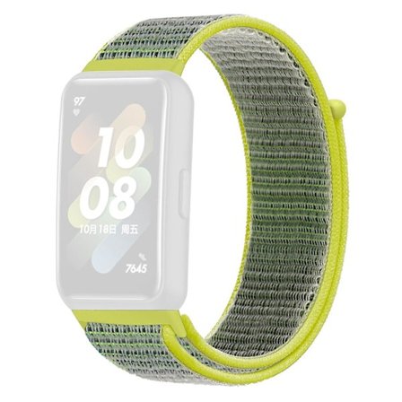 Nylon Klokkereim For Huawei Band 7, Justerbar Lukkefeste Erstatning Sportsarmbånd