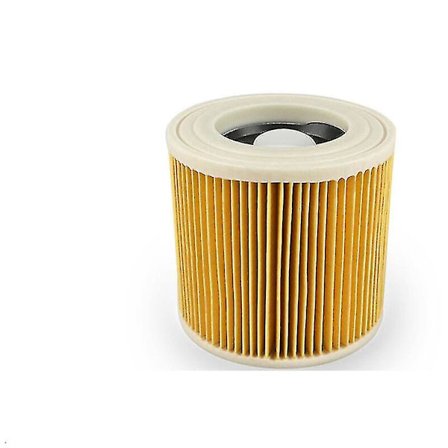Filterpatron, luftfilterutskifting for Karcher A2004 A2054 A2204 A2656 Wd2.250 Wd3.200 Wd3.300 våt- og tørrstøvsugere 11,3*12,2 cm Goldkolezy