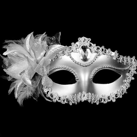 Sexy Diamond Venetian Mask Venezia Feather Flower Wedding Carniv