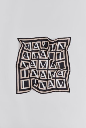 Malina - Silk twill scarf 65x65 - One Size - Monogram