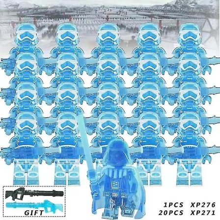 21 stk Star Wars Clone Troopers Barn Gaver Leker db
