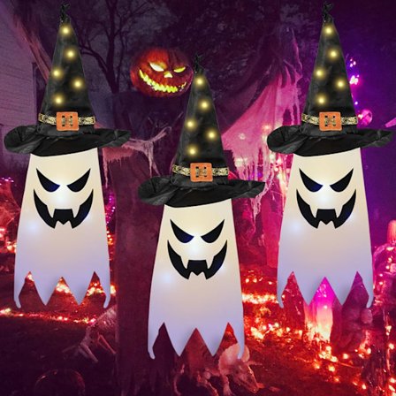 Halloween-dekoration, 3 hängande delar Bright Spirit Halloween De