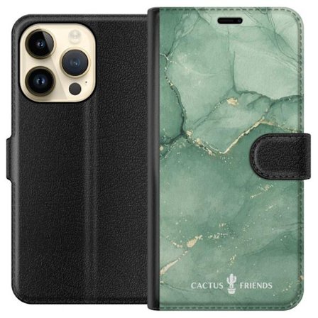 Kompatibelt Lommeboketui til Apple Apple iPhone 14 Pro Cactus and Friends – JadeVeins