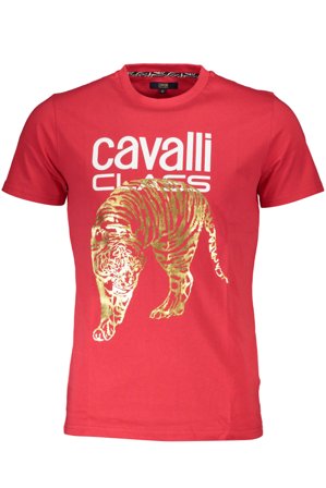 Cavalli Class T-shirt Maniche Corte Uomo Rosso