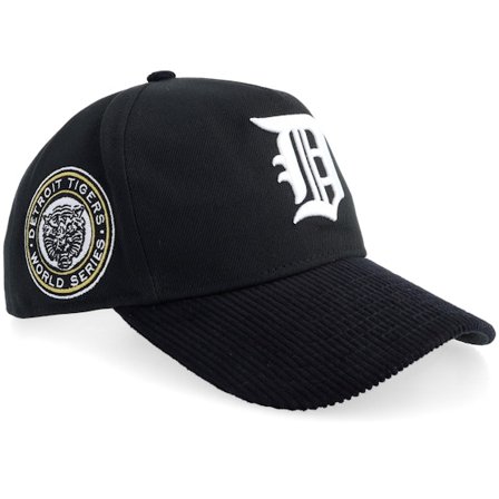New Era - Negro adjustable Gorra - Detroit Tigers Cooperstown Corduroy 19TWENTY Black Adjustable @ Hatstore