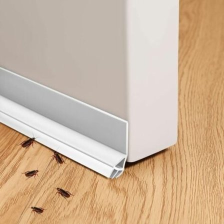 Dørtætningsliste, blød termisk lydisoleringsliste, dørbundstætningsliste, klæbende underdørs vejrstribe, 93 cm tætningsliste