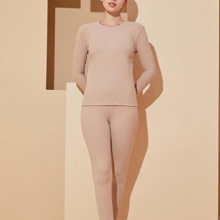 Kvinnor Vanliga Byxor Set Enfärgad Långärmad Sammet 2 Styck Outfit
