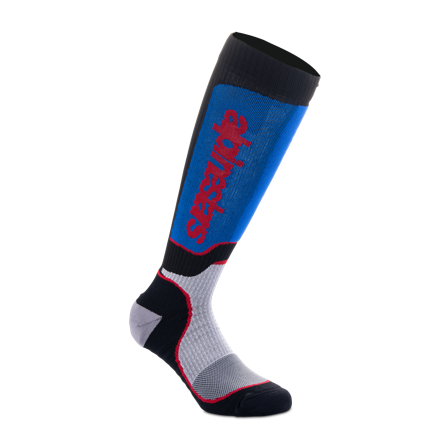 Crossisukat Alpinestars MX Plus Musta/Valkoinen/Kuningassininen S