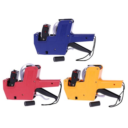 MX-5500 8 Sifre Prislapppistol Etikettmaskin Klistremerker Etikettpapir +2 Blekkrull