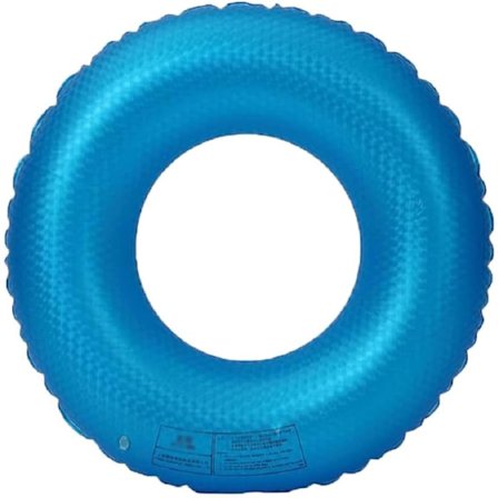 Oppustelig badering, fluorescerende badering, oppustelig, til voksne, PVC-badering med luftventil, oppustelige ringe til pool