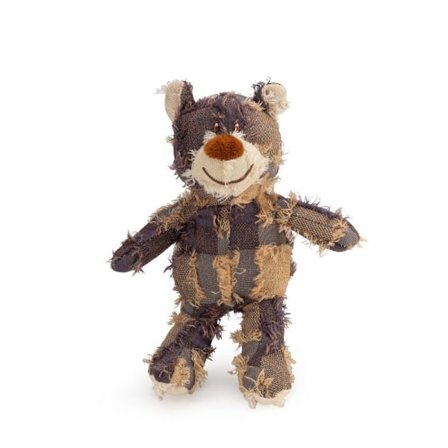 Unbreaka Bear Dog Osläcklig Nallebjörn Extreme Bear Hundeleksak - WELLNGS,Slitstark, tålig, kraftig hundleksak att tugga på(lila)