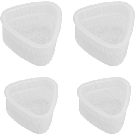 (Transparent) Sushi Form, 4 stk Trekant Sushi Form, Form, N,ZQKLA