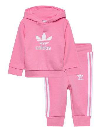 Adicolor Hoodie Set Sets Sweatsuits Rosa Adidas Originals