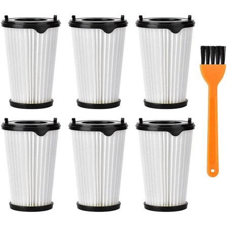 Filter och 1 liten borste för alla Ergorapido dammsugare