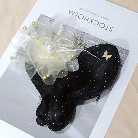 Flower Hair Clip Hair Bun Maker 1 1