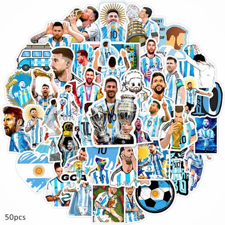 50 stk. Lionel Messi Klistermærker Vandtætte Laptop Skateboard Bagage DIY Dekaler-FA2-50PCS