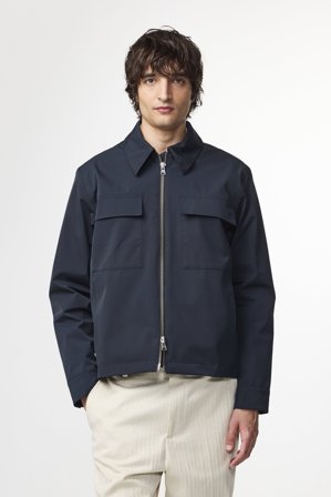 NN.07 Alban 8240 Jacket Male Blue Polyester