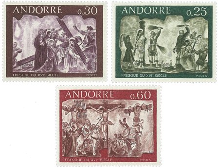 Fransk Andorra - YT 191-93