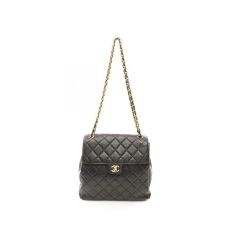 Chanel Vintage Pre-owned Shoulder Väska svart, Dam Vintage Väskor, Dam, Storlek: ONE SIZE