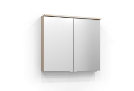 Svedbergs Skuru Spegelskåp med LED-belysning Vit Ask, Badrum