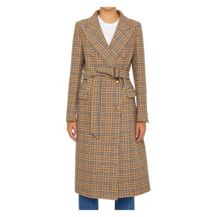 Tagliatore Belted Kappa beige, Dam Ullkappor, Dam, Storlek: XS