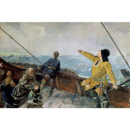 Leiv Eriksson Oppdager Amerika, Krohgchristian Krohg Brun