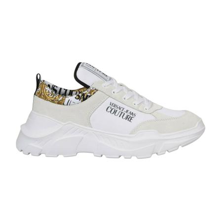 Versace Jeans Couture Speedtrack Logo Couture Trainers , Wit , Heren , Maat: 40 EU