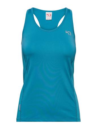 Nora Singlet T-shirts & Tops Sleeveless Blå Kari Traa