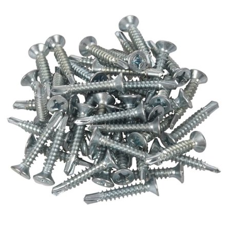 Ristipää uppokantainen itseporautuva ruuvi .2 X 25 mm 50 kpl