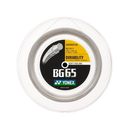 Yonex BG 65 Reel 200m White