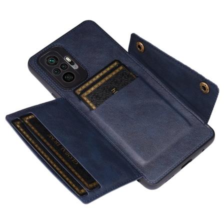 Xiaomi Redmi Note 10 Pro - Skal Kortfack Mörkblå