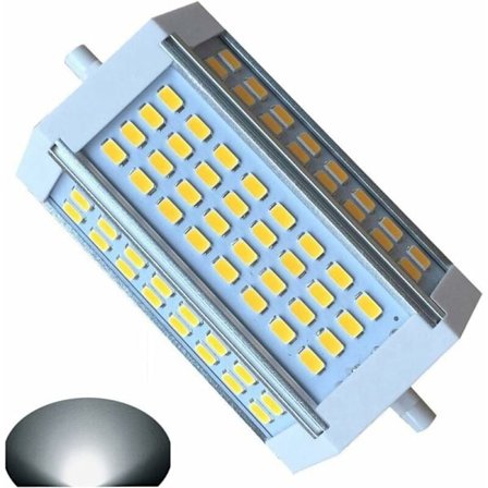R7S LED-lamppu 118mm 30W Himmennettävä Päivänvalo 6000K 3000LM, Yhteensopiva halogeenilamppujen kanssa, Energialuokka E