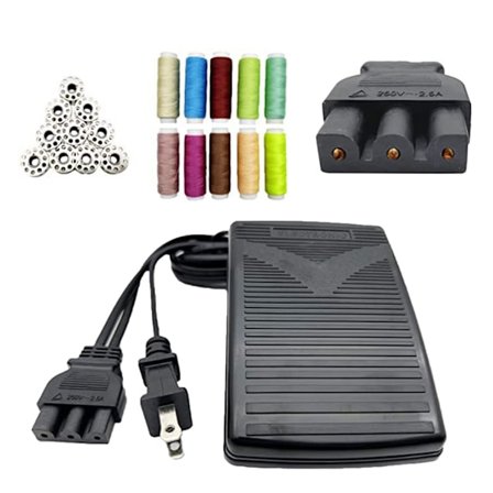 Symaskiner Strømledning Symaskin Fotpedaler Passer til xl2600 lx3125 1034d