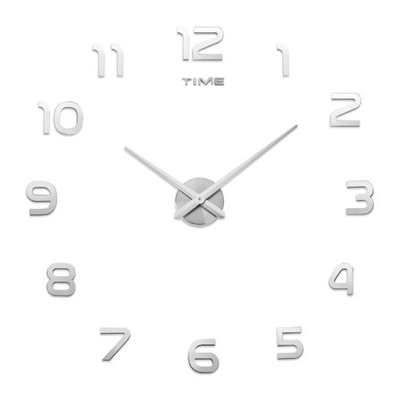 3D Klokkevisere for DIY Veggklokke Kit, Stille Veggklokke Quartz Urverk med Superlang Viser, Nordisk Design Hjemmeinnredning, A