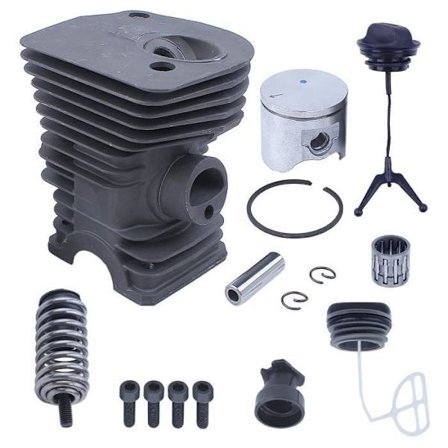 Stempelsylinderinntaksdekselsett kompatibel med Husqvarna 340 345 motorsag 503870276