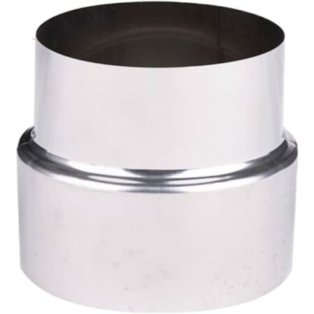 Ruostumattomasta teräksestä valmistettu savupiippujen pienennin - Savupiippuliitäntä - Savupiippisovitin - Uunin putki