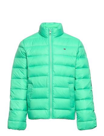 U Light Down Jacket Toppatakki Vihreä Tommy Hilfiger