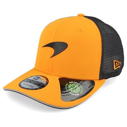 New Era - Motor Oranje trucker Cap - McLaren F1 25 Team 9SEVENTY Papaya/Grey Trucker @ Hatstore