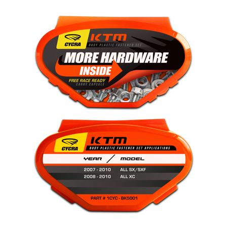 Muovien Pulttisarja Cycra SX/SXF 07-10 & XC 08-10 - KTM 250 SX-F 2007-2010