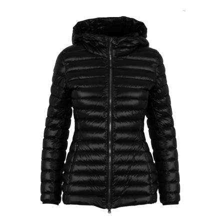 Colmar Sort Mid-Length Iridescent Effect Down Jakke Sort, Dame