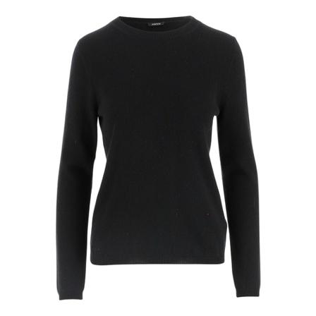 Aspesi, Round-neck Knitwear Zwart, Dames, Maat:L