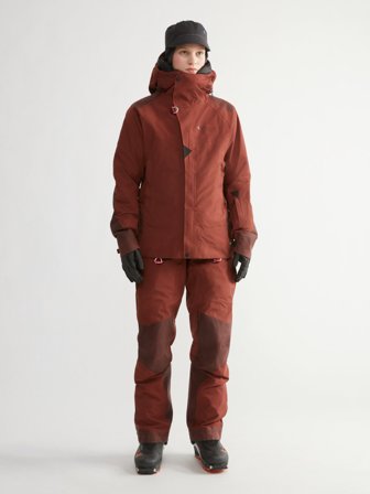 Klättermusen Brage 2.0 Salopette Women's's - Merlot - Women's - M