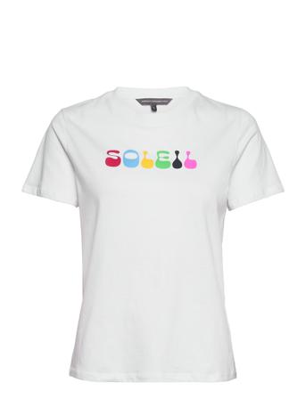 Soliel Boyfit Graphic Tee White French Connection