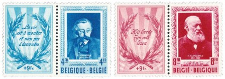 Belgien 1952 - OBP 898-99 - Ubrugt