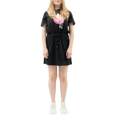 Nikkie, Sunset T-Dress Zwart, Dames, Maat:S
