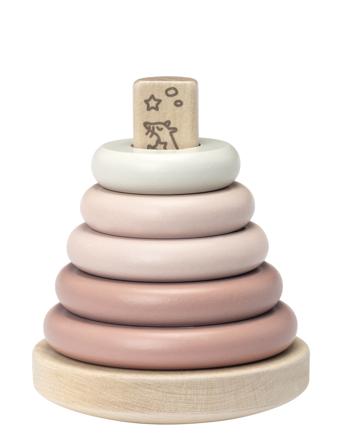 Micki Stapelleksak Rosa Toys Baby Toys Educational Toys Stackable Blocks Multi/mønstret Micki Leksaker*Betinget Tilbud